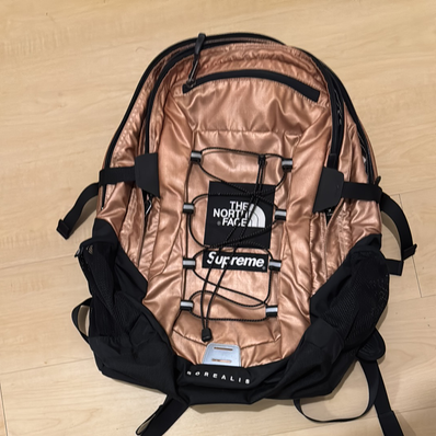 Supreme x The North Face Metallic Borealis Backpack "Pink"