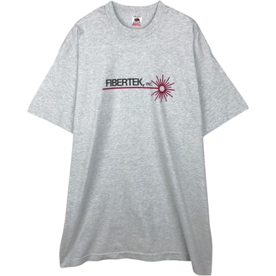 古着 90年代 フルーツオブザルーム FRUIT OF THE LOOM FIBERTEK, Inc. アドバタイジングTシャツ USA製 メンズXXL相当 ヴィンテージ/eaa640852