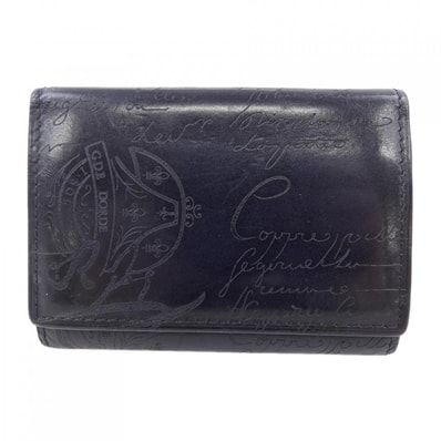 ベルルッティ Berluti インブイアスクリットレザーカードホルダー CARD CASE