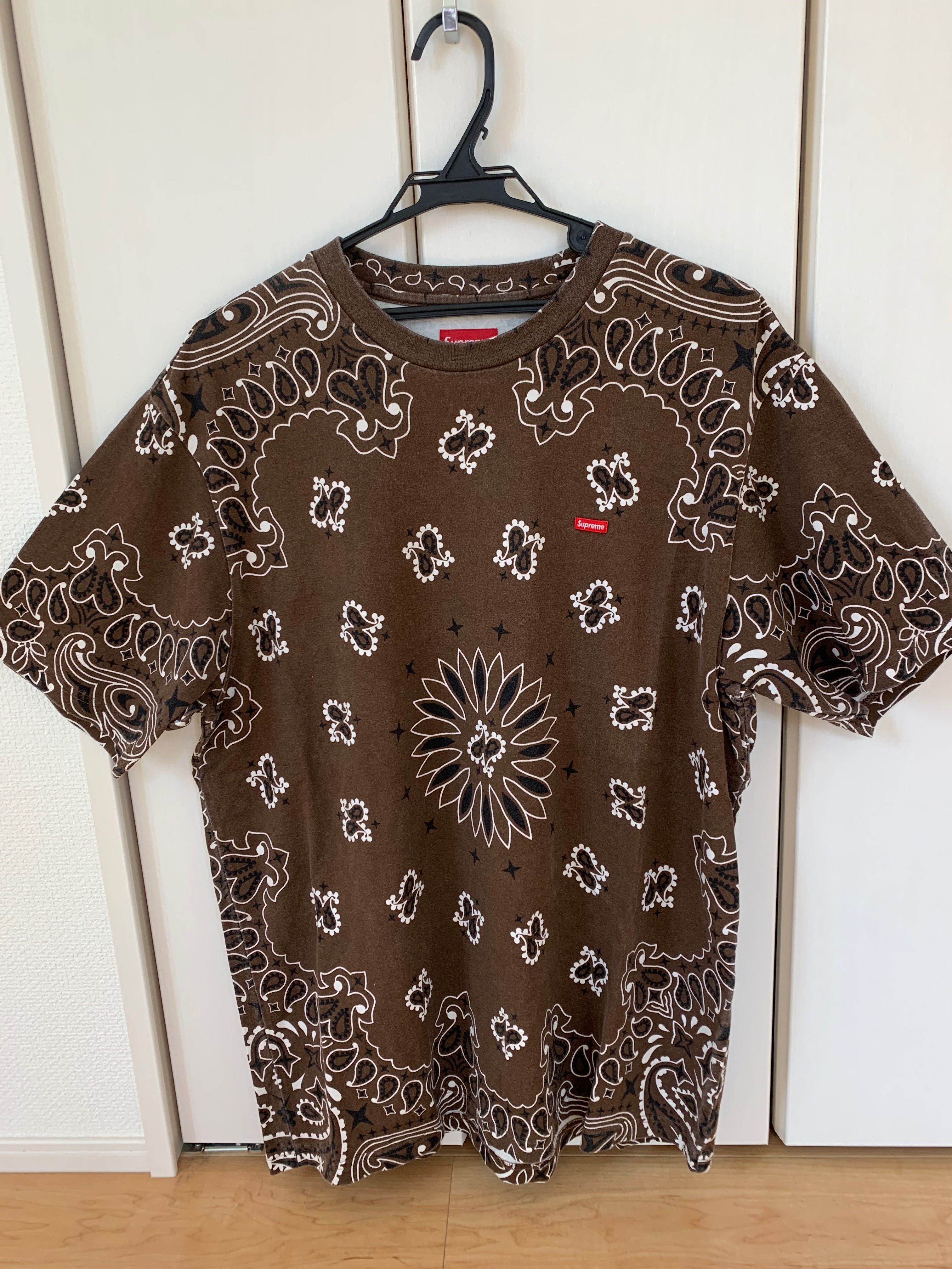 Supreme Small Box Tee "Bandana Brown"(21SS)