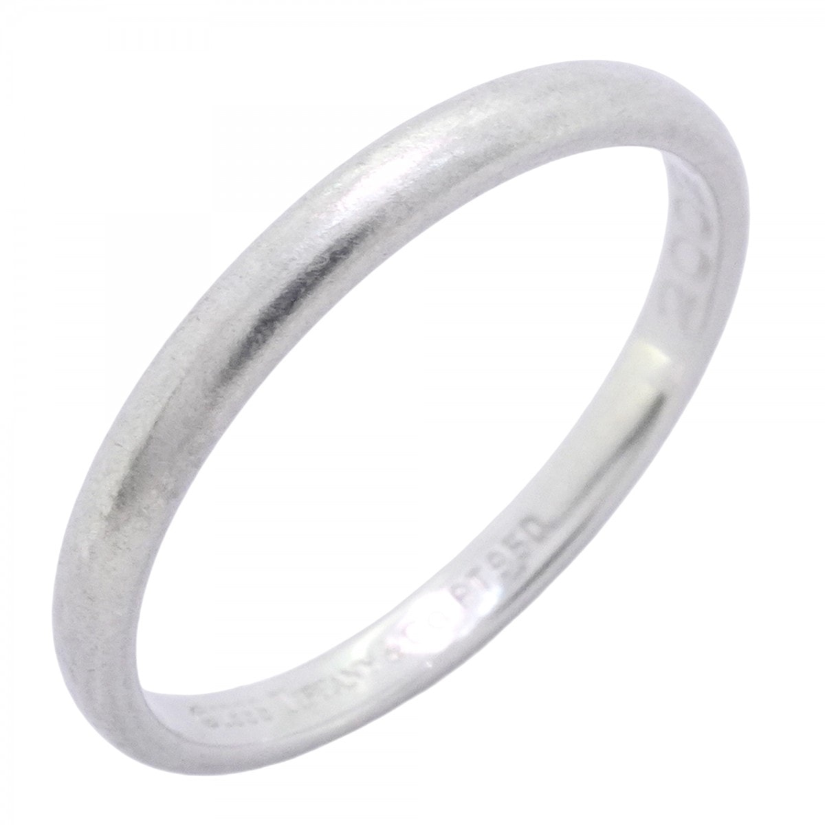 【6jdb0011】ティファニー リング ウェディング Pt950 プラチナ 10号【中古】レディース