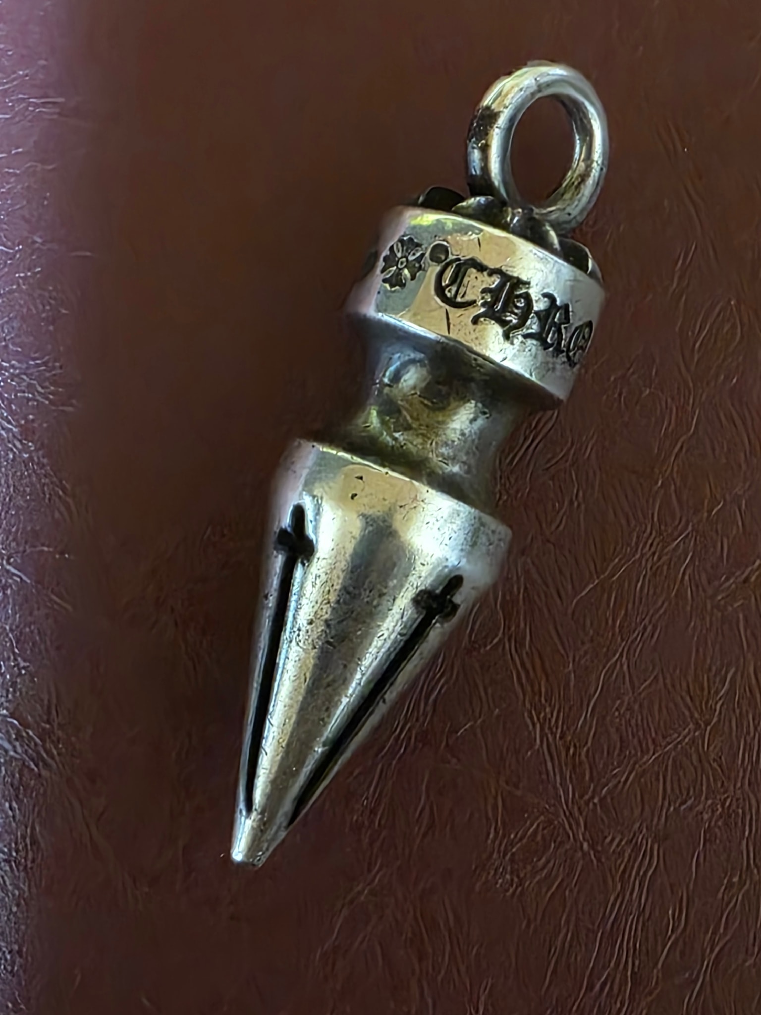 Chrome Hearts Extra Large Spike Pendant Top Silver 925 "Silver"