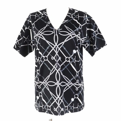 極美品 エルメス 半袖Tシャツ PARCOURS SANS FAUTE 34