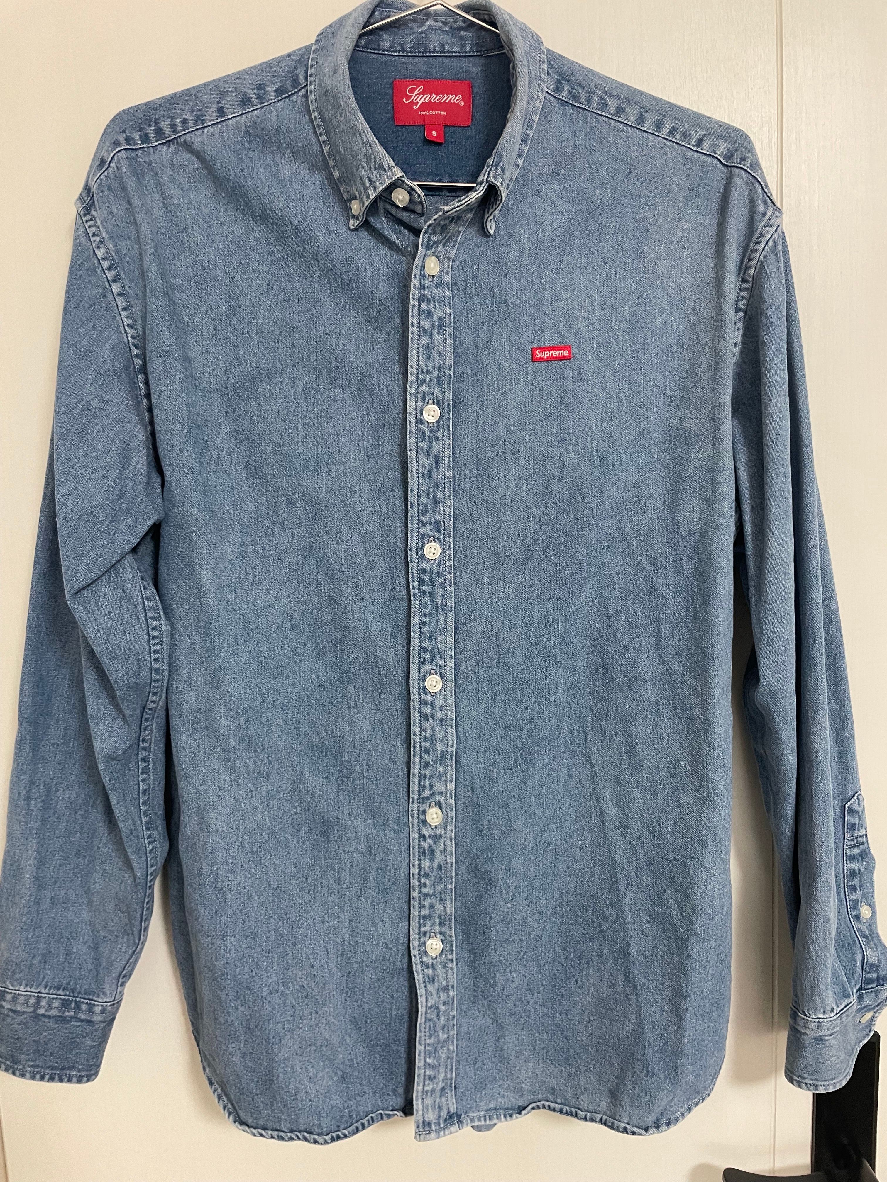 Supreme Small Box Shirt "Denim" (22SS)