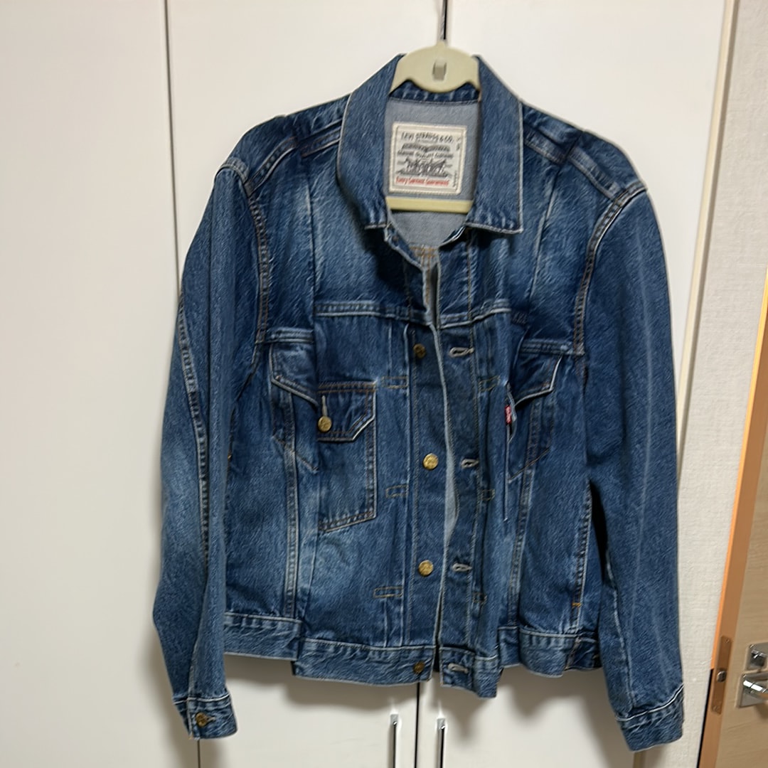 sacai x LEVI'S Men's Denim Jacket "Blue" 25-03708M / 0035I-0002
