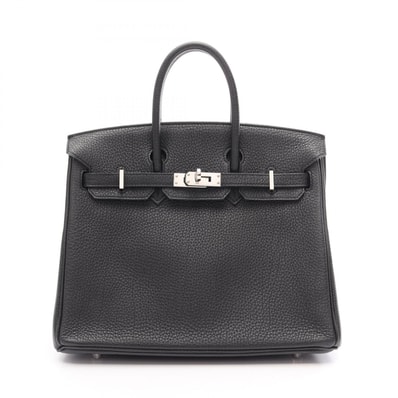 エルメス HERMES バーキン25 ハンドバッグ バッグ レザー トゴ トゴ T刻印(2015年製造) レディース ブラック系 【中古】