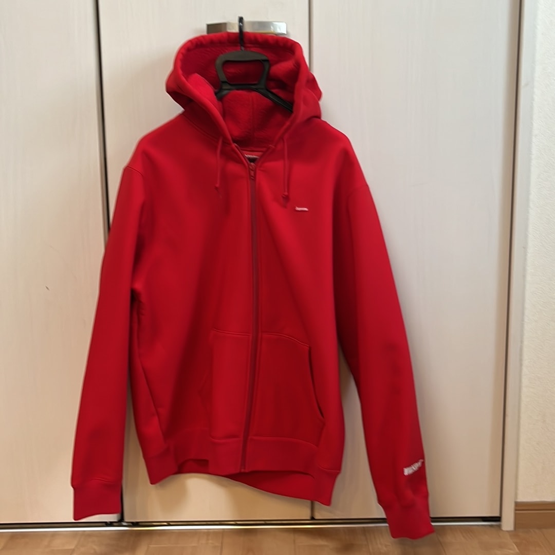 Supreme Windstopper Zip Up Hooded Sweatshirt "Red"