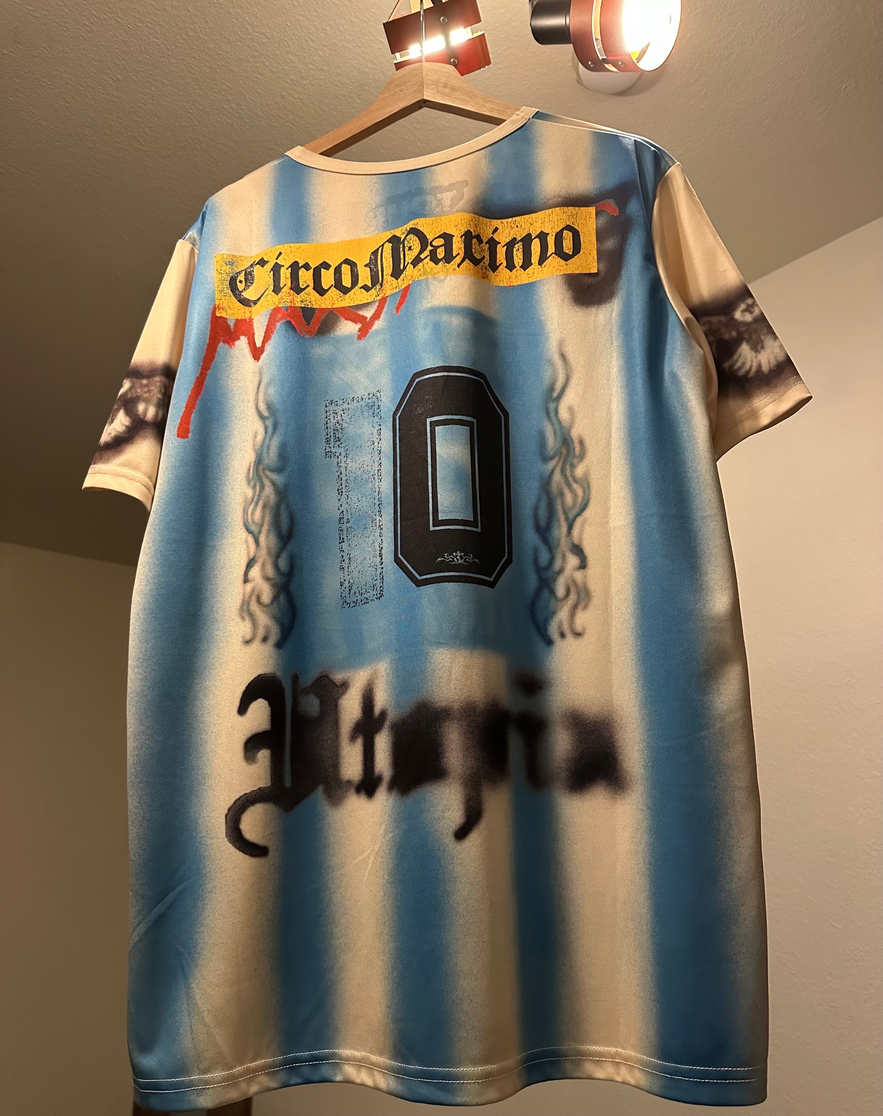 Travis Scott Argentina Soccer Jersey "White Blue"