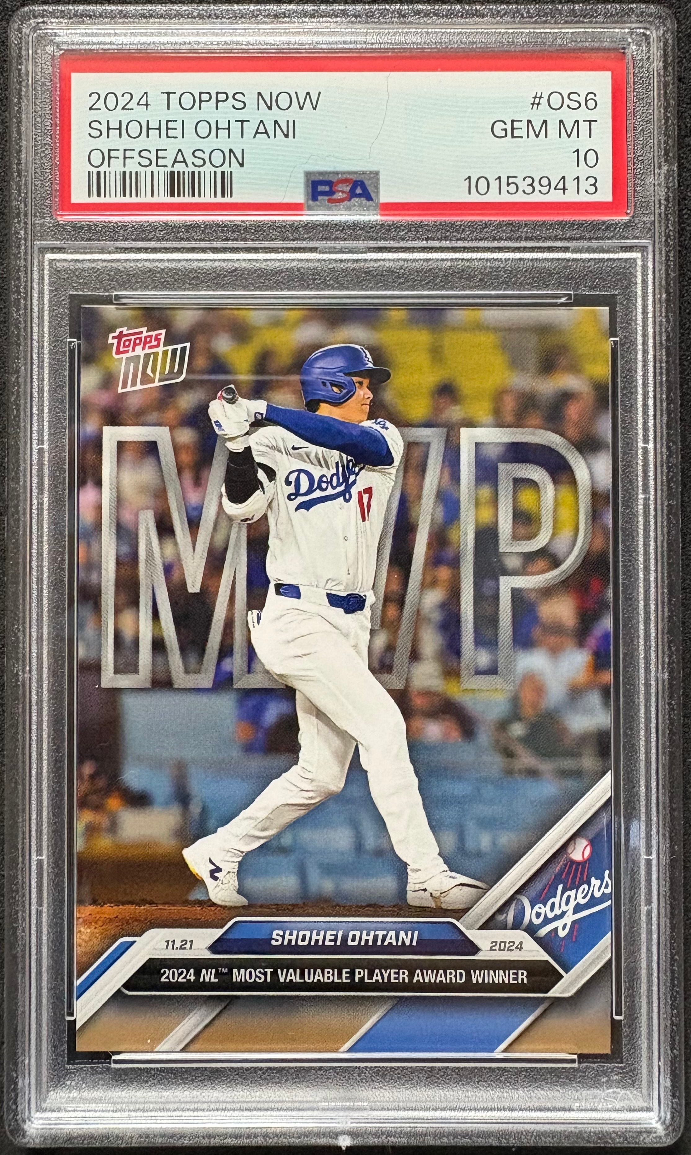 大谷翔平 [OS-6](2024 MLB トップスナウカード「LOOK FOR RELICS and AUTO-RELICS」)