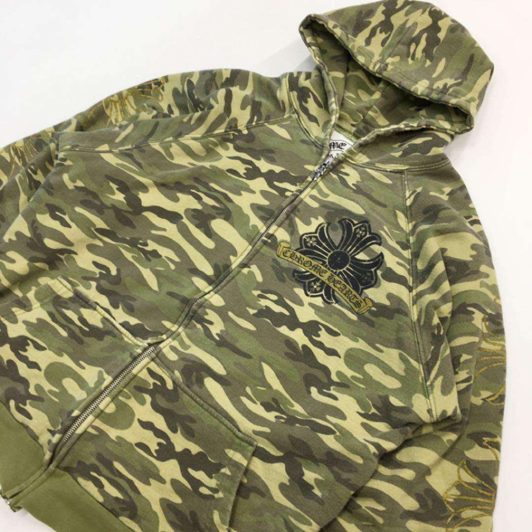 CHROME HEARTS クロムハーツ パーカー カモフラ 迷彩