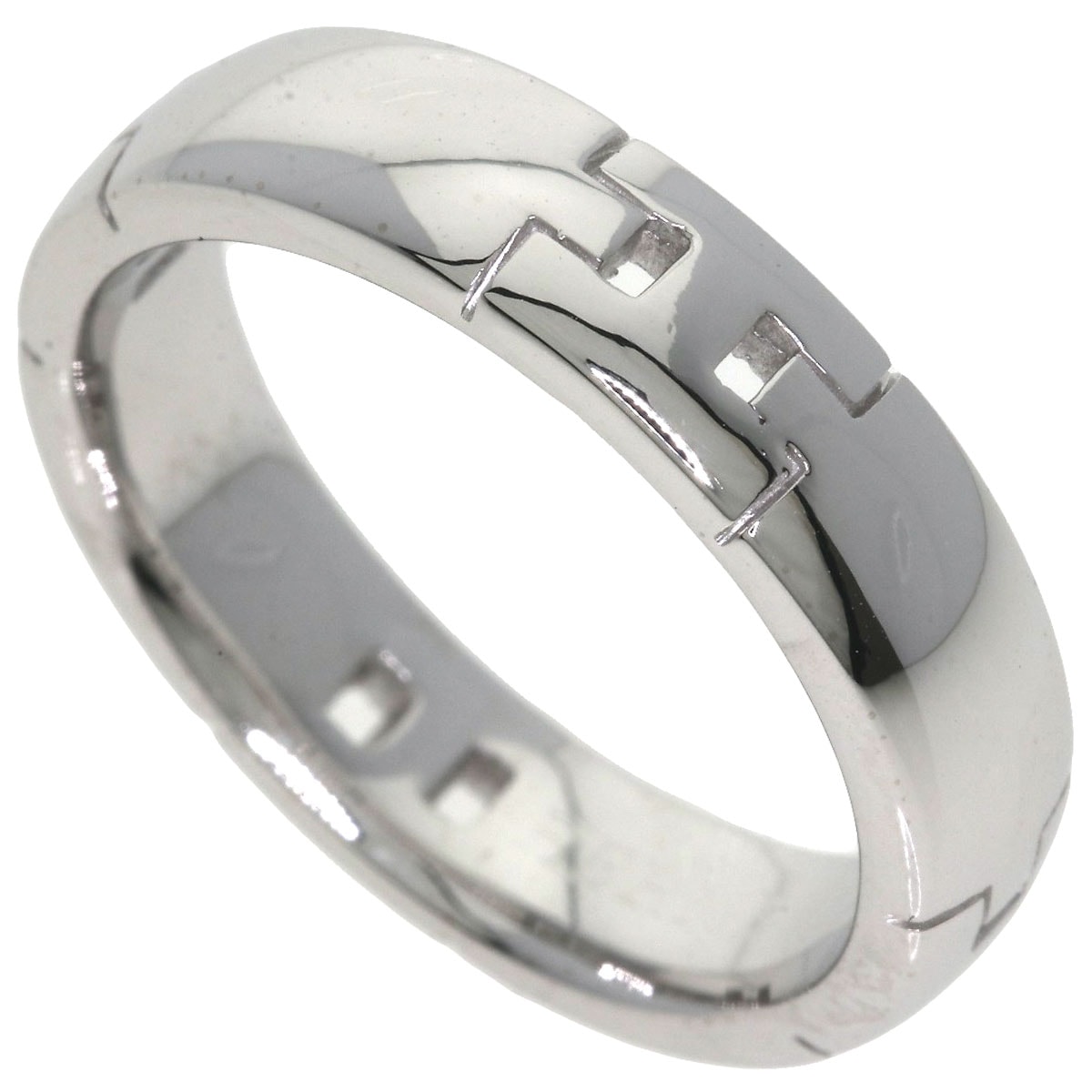 HERMES エルメス ヘラクレス #60 リング・指輪 K18WG レディース [中古]