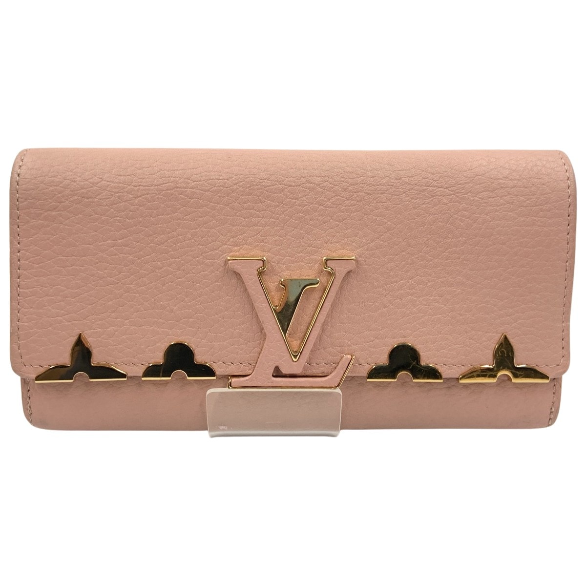 〇〇LOUIS VUITTON ルイヴィトン ポルトフォイユ カプシーヌ 二つ折り財布 M64552 ピンク