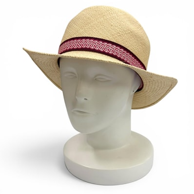 極美品 エルメス ハット グレタ ナチュラル レディース 57 H231032N