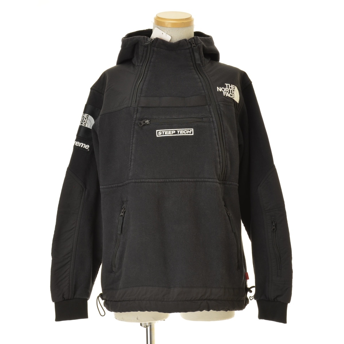 Supreme x The North Face Steep Tech Hooded Sweatshirt "Black"