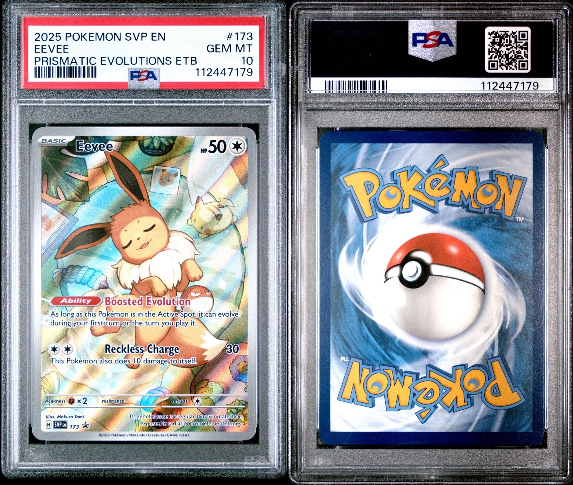 イーブイ P [SVP EN 173]【英語版】(スカーレット&バイオレット「プリズマティックエボリューションズ エリートトレーナボックス」)