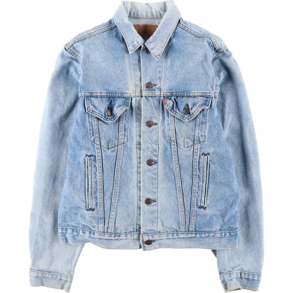 古着 リーバイス Levi's デニムジャケット Gジャン USA製 メンズM相当 ヴィンテージ/eaa599860