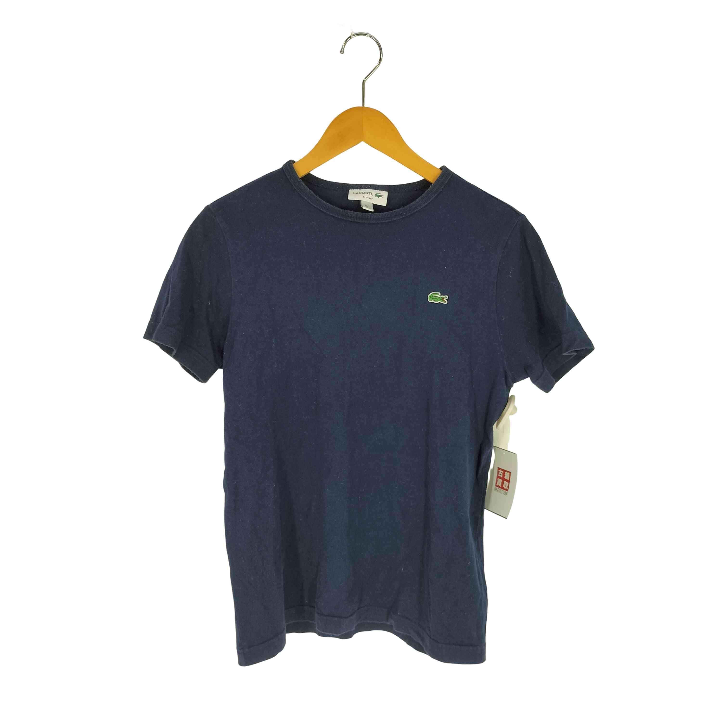 SILM FIT ロゴ刺繍 S/S クルーネックTシャツ【1142298598025】