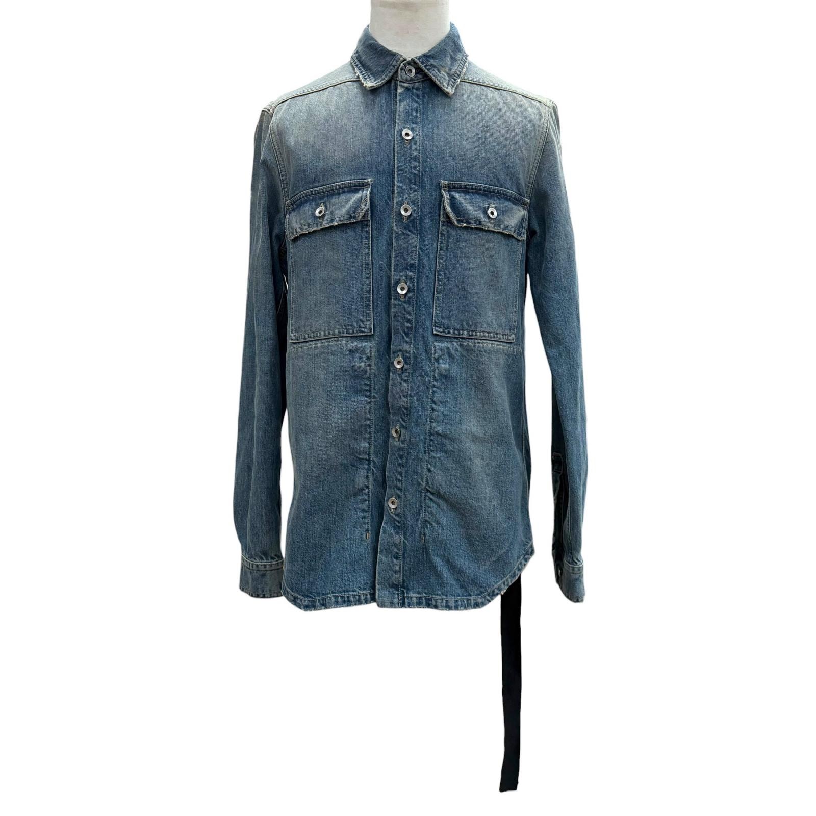 美品 リックオウエンス ダークシャドウ デニムジャケット OUTERSHIRT
