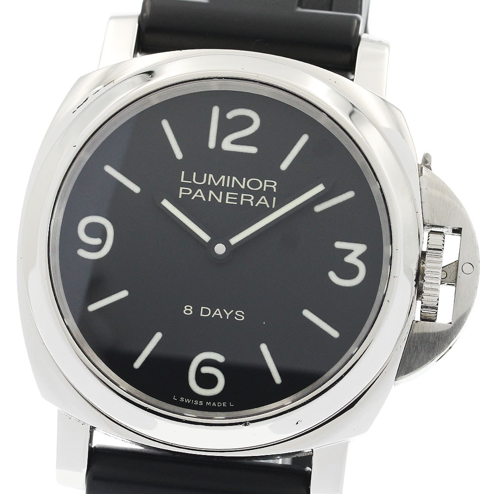 パネライ ルミノールベース 8DAYS アッチャイオ メンズ 【中古】