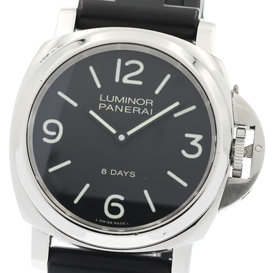 パネライ ルミノールベース 8DAYS アッチャイオ メンズ 【中古】