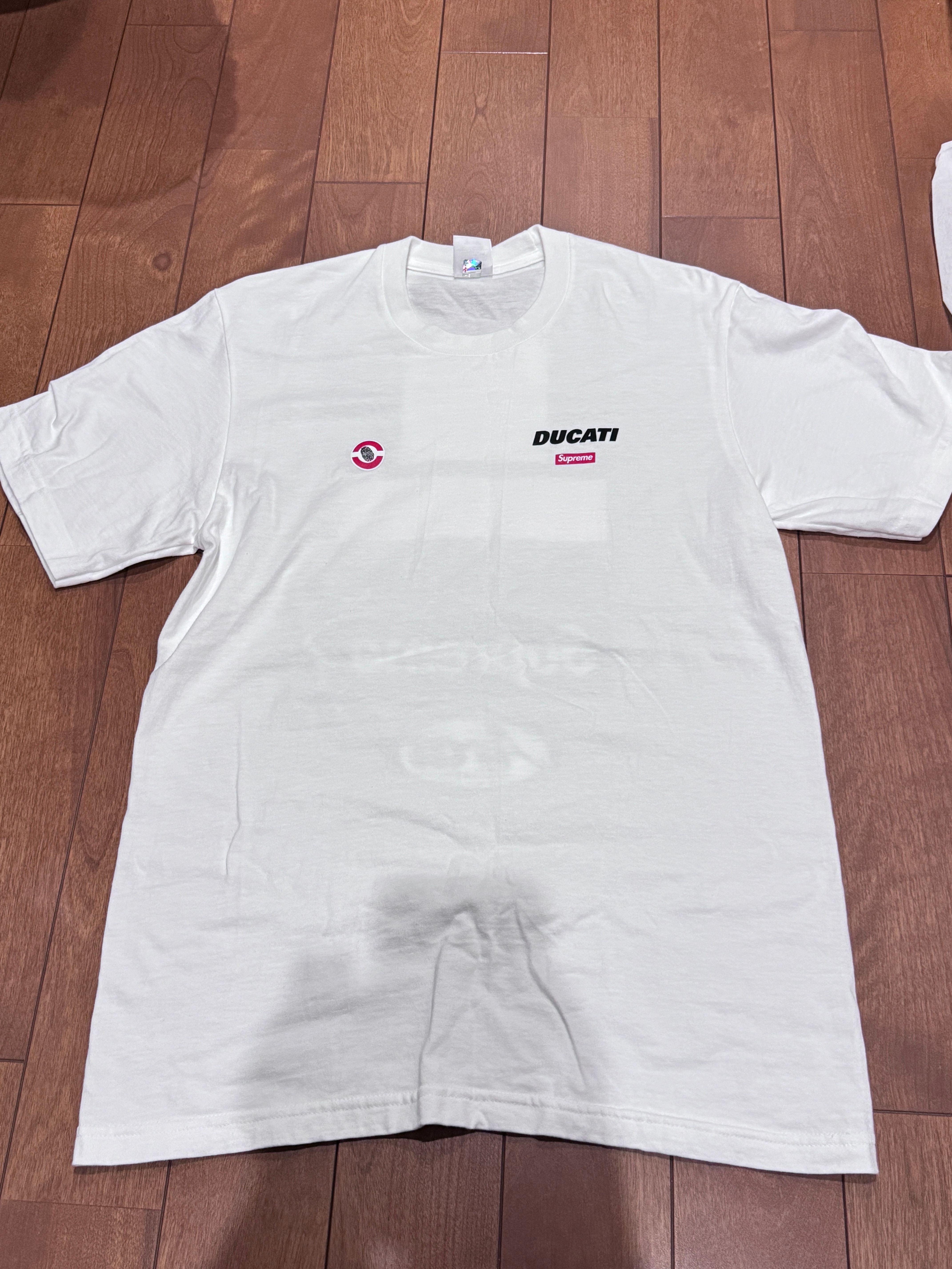 Supreme x Ducati Logos Tee "White"