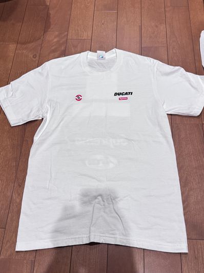 Supreme x Ducati Logos Tee "White"