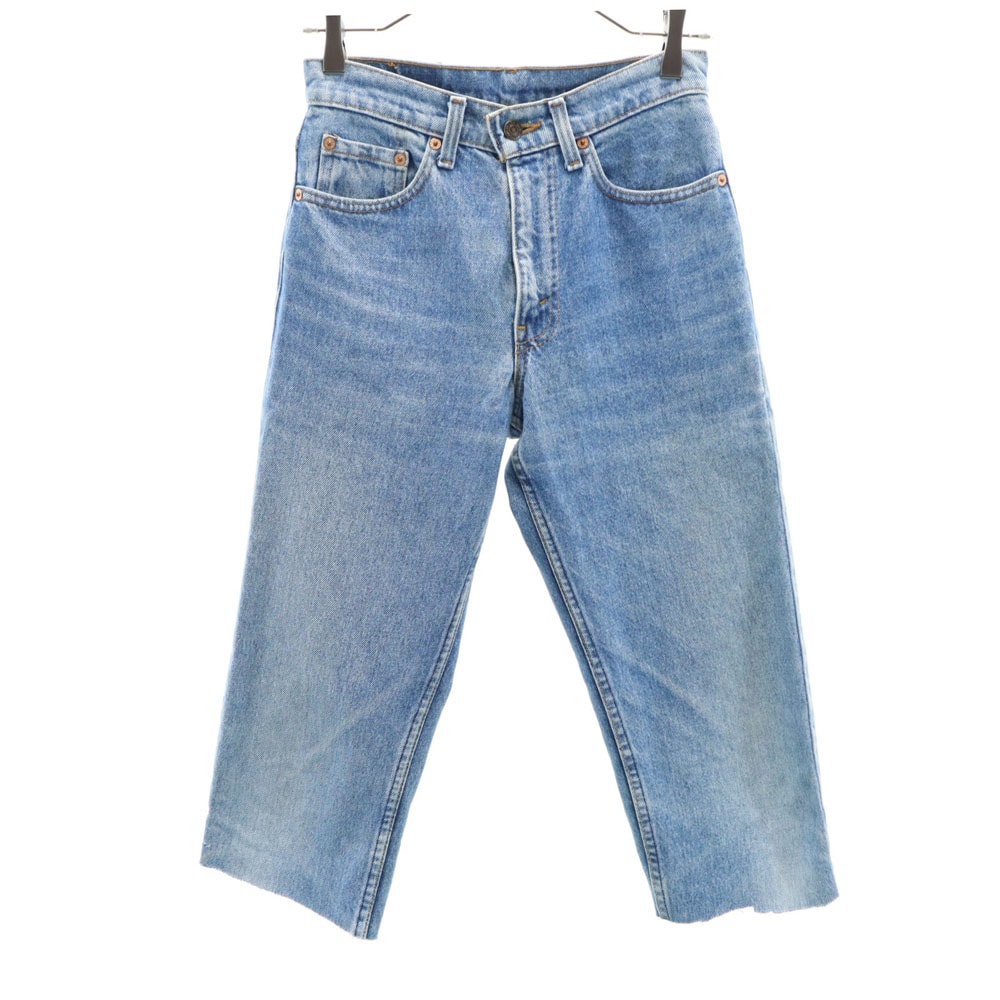 Levi's リーバイス 90s 610-0217 USA製 オールド デニム ハーフパンツ W27 ウォッシュブルー