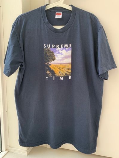 Supreme Time Tee "Navy"
