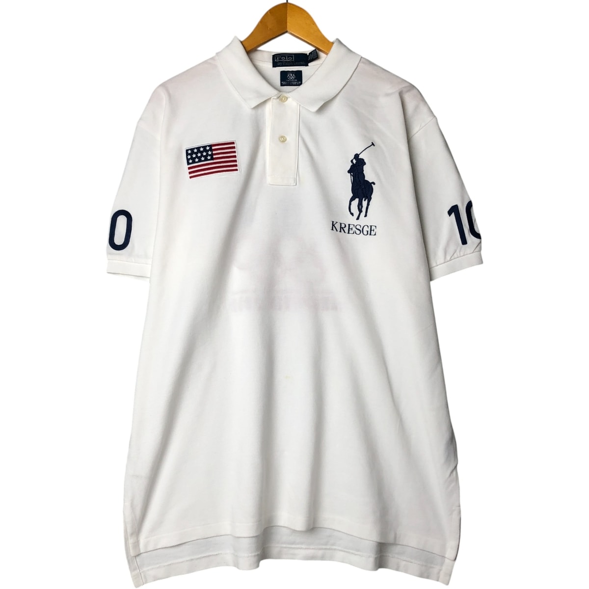 古着 ラルフローレン Ralph Lauren POLO by Ralph Lauren ビッグポニー バンクーバーオリンピック2010 半袖 ポロシャツ メンズXL相当/eaa577873