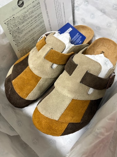 BEAMS x BIRKENSTOCK Boston "Patchwork"