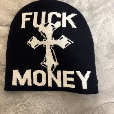 Supreme Fuck Money Beanie "Black"
