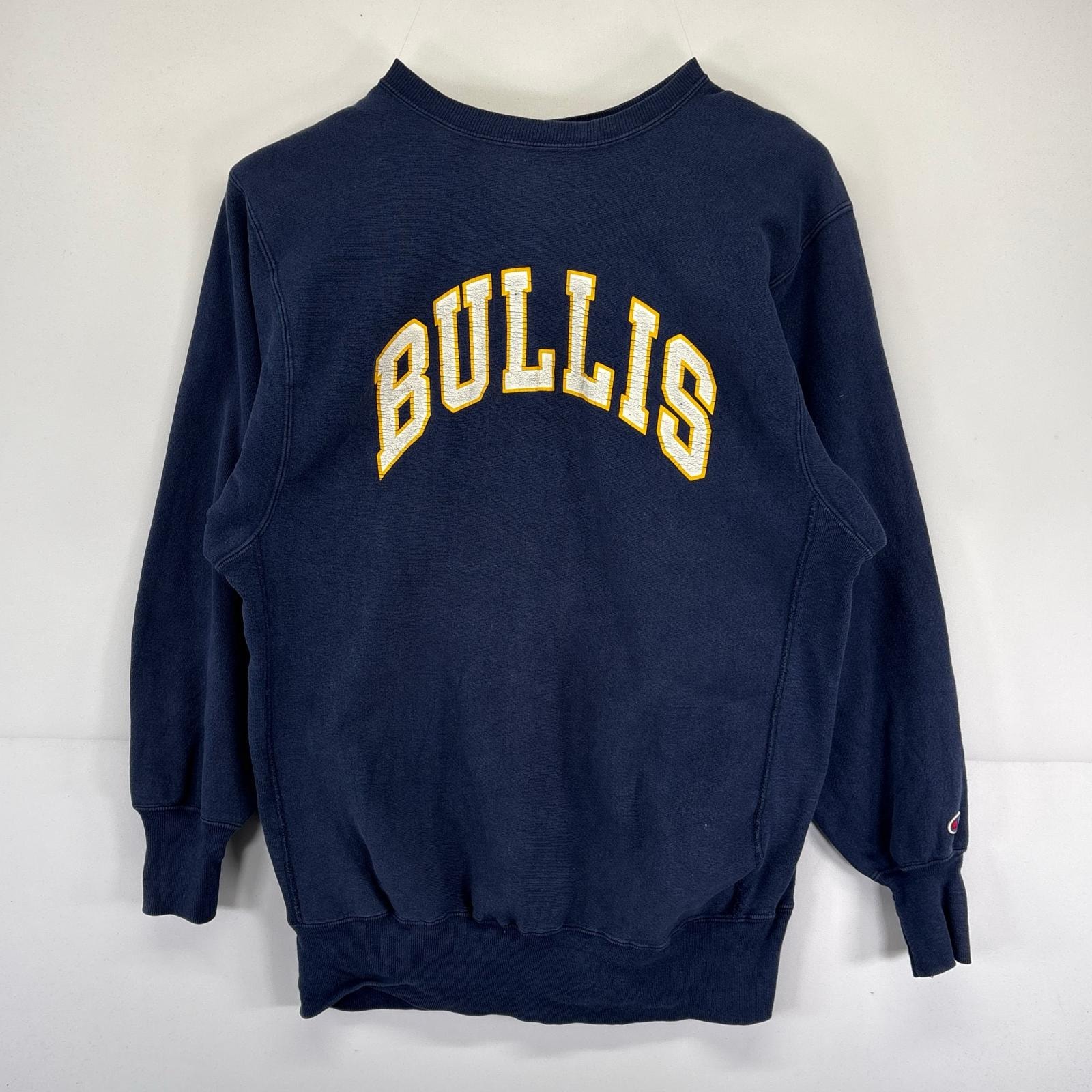 古着 チャンピオン Champion USA製 スウェット 大きいサイズ リバースウィーブ クルーネック トレーナー 2XL  ネイビー メンズ