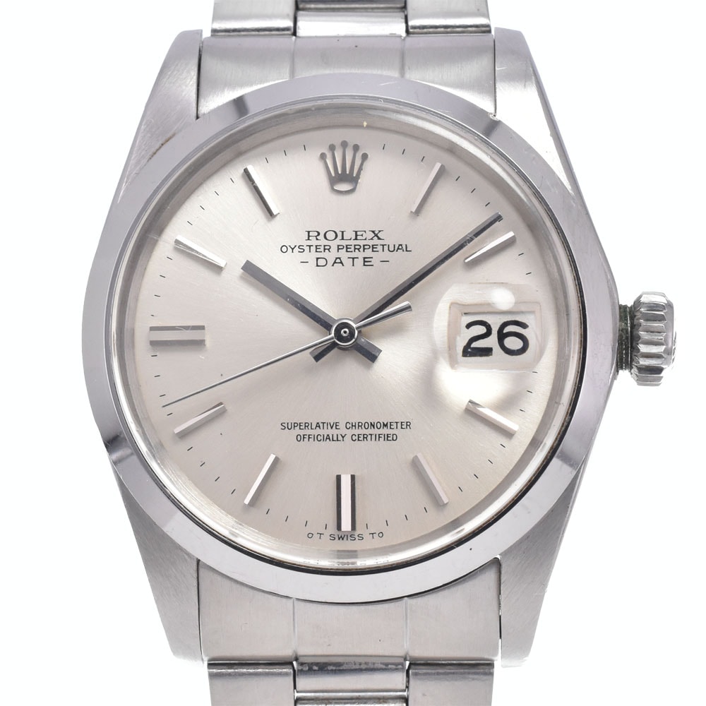 ロレックス ROLEX 1500 ヴィンテージ オイスターパーペチュアル デイト Cal.1570 シグマダイヤル 自動巻き メンズ 良品 腕時計 N#148558