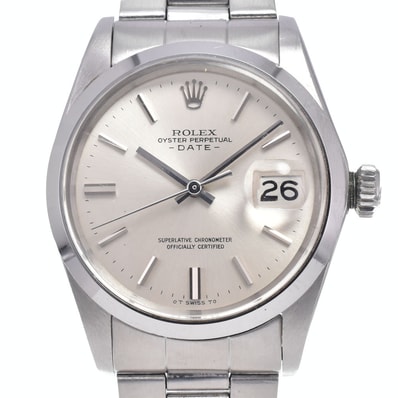 ロレックス ROLEX 1500 ヴィンテージ オイスターパーペチュアル デイト Cal.1570 シグマダイヤル 自動巻き メンズ 良品 腕時計 N#148558