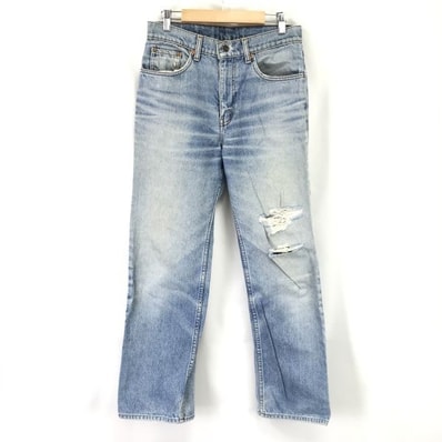 リーバイス/Levi’s★80s? フィリピン製/505-0217/ボタン裏刻印359/クラッシュデニムパンツ【メンズW30?/股下73cm】Trouser/ズボン◆zBH616-b