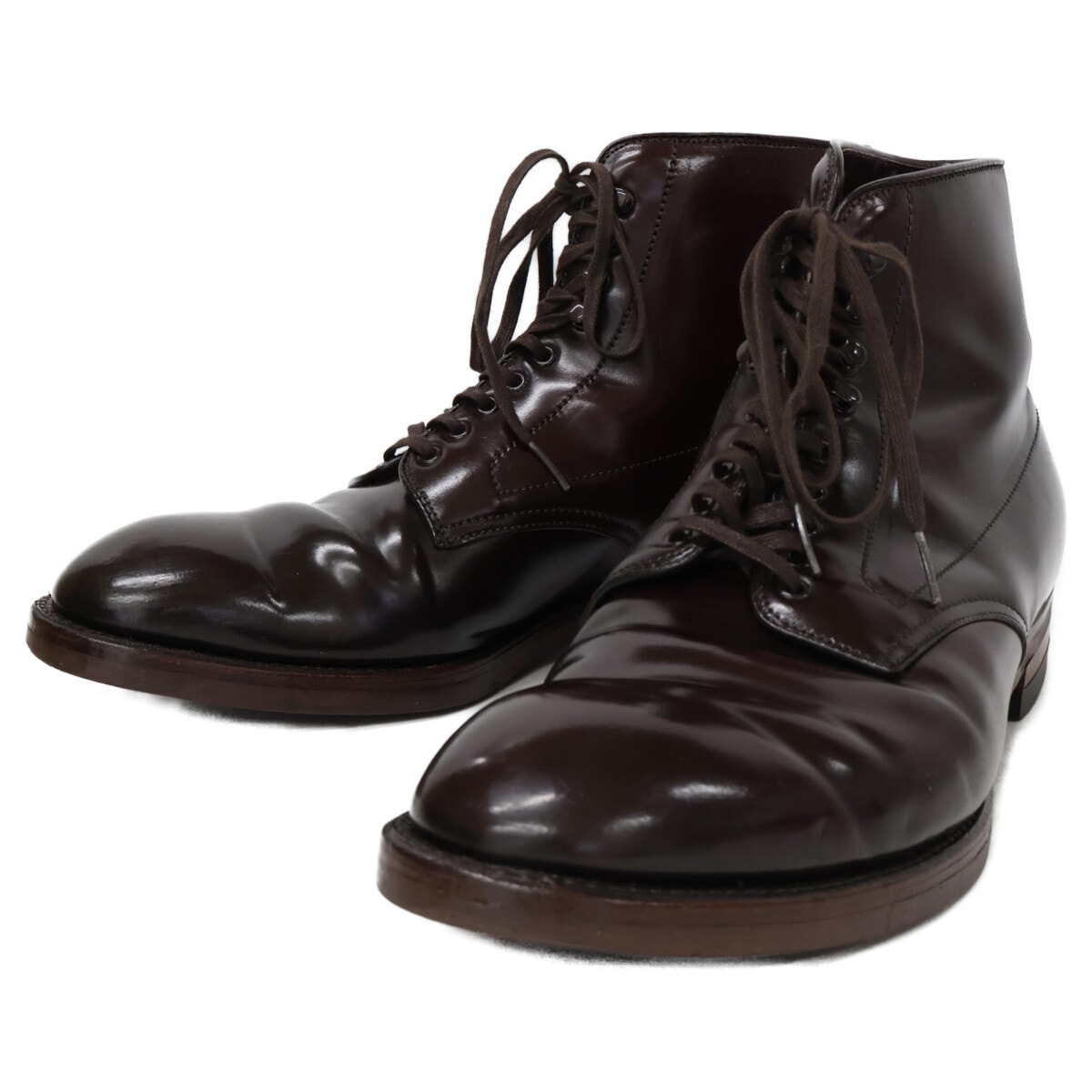 オールデン ANATOMICA アナトミカ別注 45662H モディファイドラスト コードバン レースアップブーツ 9 1/2D