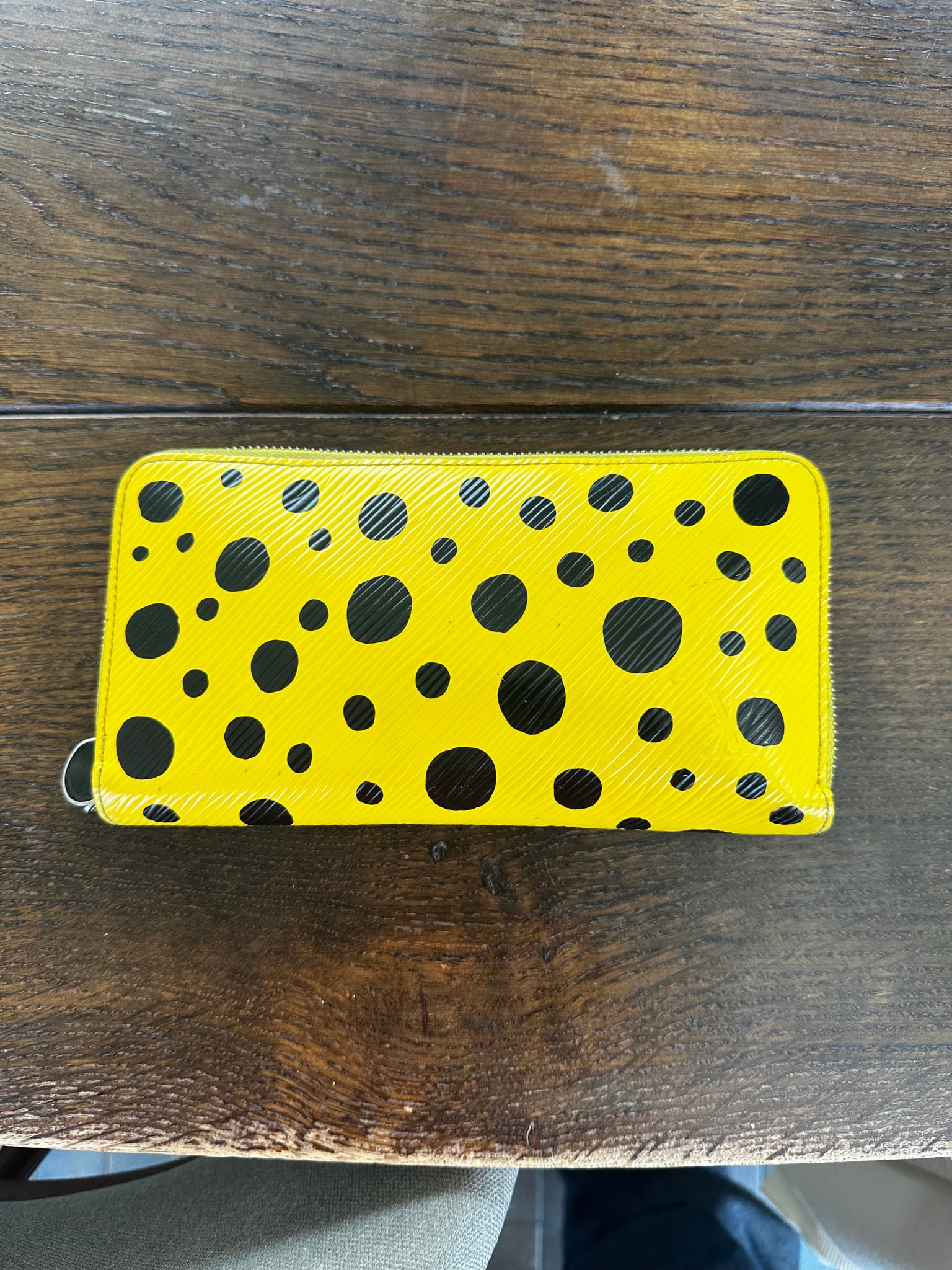 Louis Vuitton x Yayoi Kusama Zippy Wallet Epi Leather Infinity Dots "Jaune/Noir"