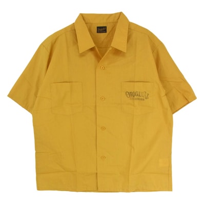 TENDERLOIN テンダーロイン 半袖シャツ T-P.P SHT SHORT 半袖 オープンカラー シャツ イエロー系 M【中古】