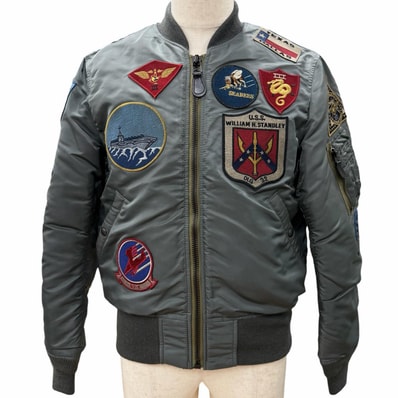 極美品 アヴィレックス スカジャン TOP GUN MA-1 CUSTOM M