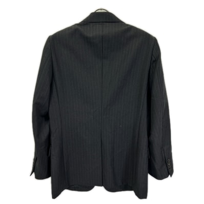 オーラリー 25AW A25AJ01BS BLUEFACED WOOL JACKET #CHARCOAL NAVY STRIPE 3