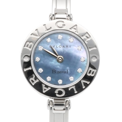ブルガリ B-zero1 腕時計 時計 ステンレススチール BZ22S クオーツ 磨き直し済 レディース 1年保証 BVLGARI 中古