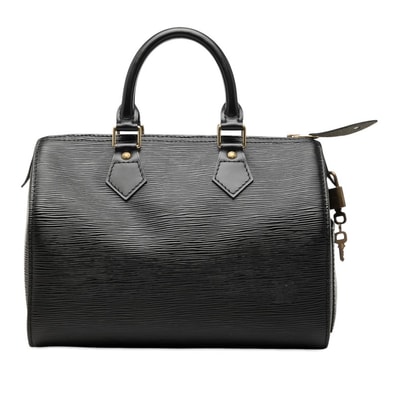 ルイ ヴィトン エピ スピーディ25 ミニボストンバッグ ハンドバッグ M59232 ノワール ブラック レザー レディース LOUIS VUITTON 【中古】