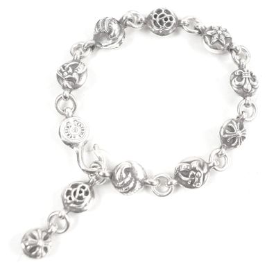 クロムハーツ マルチボール ブレスレット シルバー メンズ