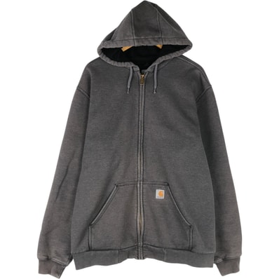 古着 カーハート Carhartt スウェットフルジップパーカー メンズXXL相当/eaa614375