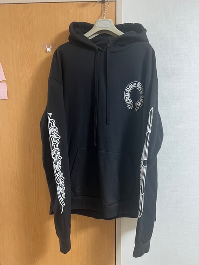 Chrome Hearts Horse Shoe Floral Pullover Hoodie "Black"