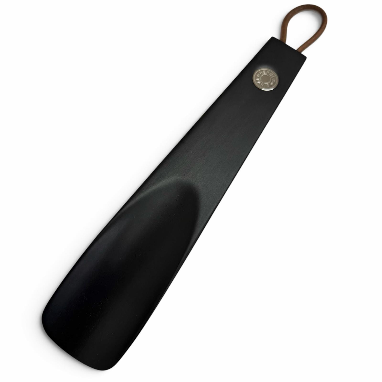 極美品 エルメス シューホーン ブラック メンズ 052052ZH