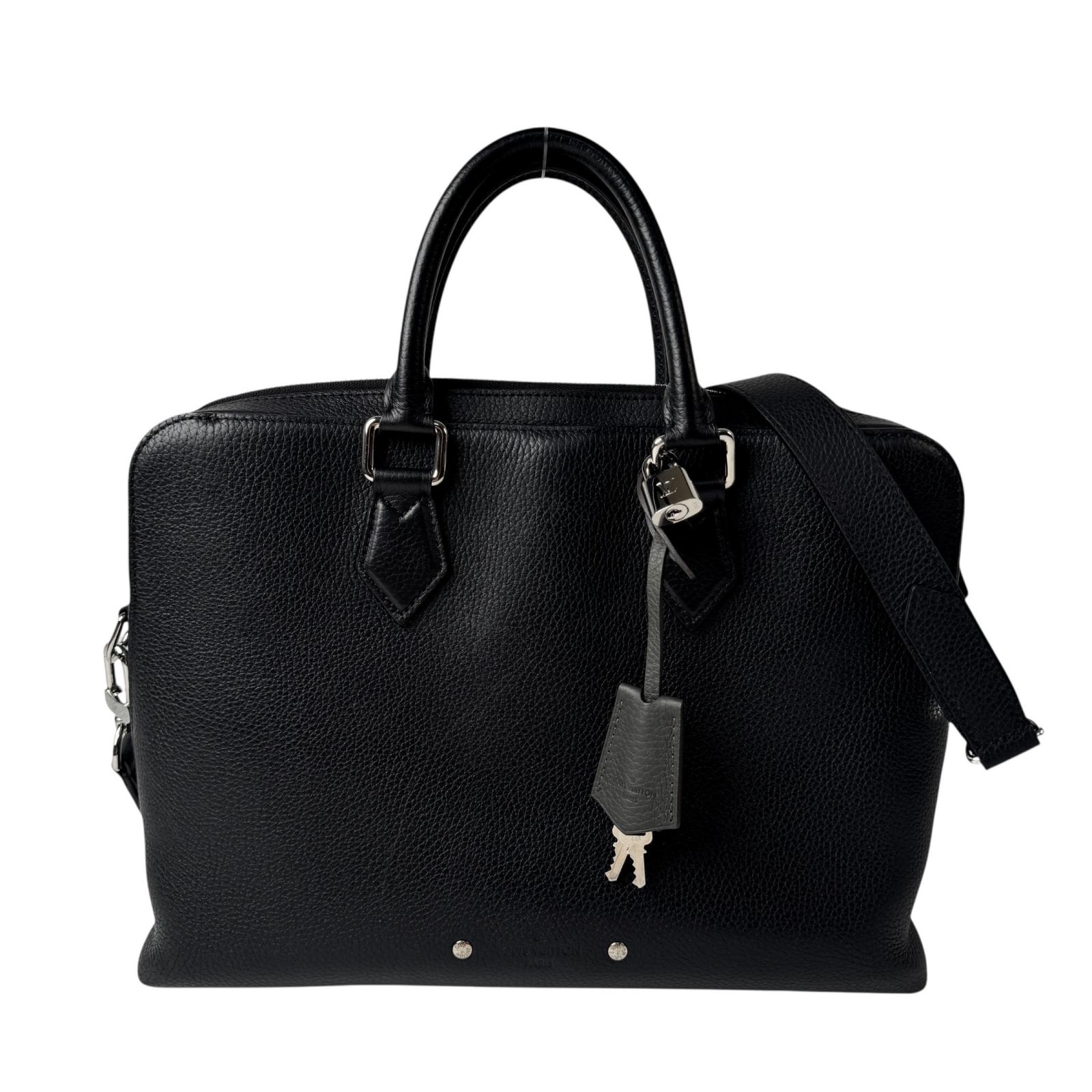 ルイヴィトン LOUIS VUITTON アルマンド ブリーフケースPM トリヨン ノワール ビジネスバッグ 2way M53488 UB2129 ショルダーバッグ 斜めがけ クロスボディ メンズ