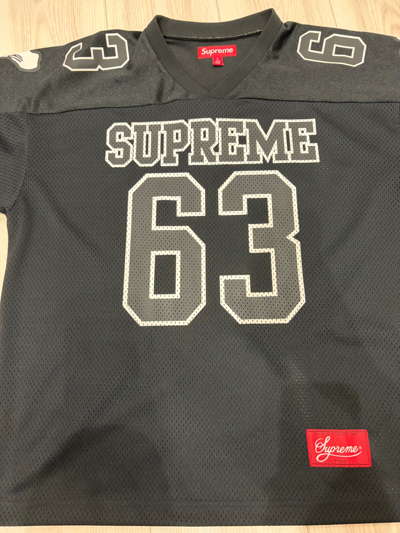 Supreme Bones Football Jersey "Black"