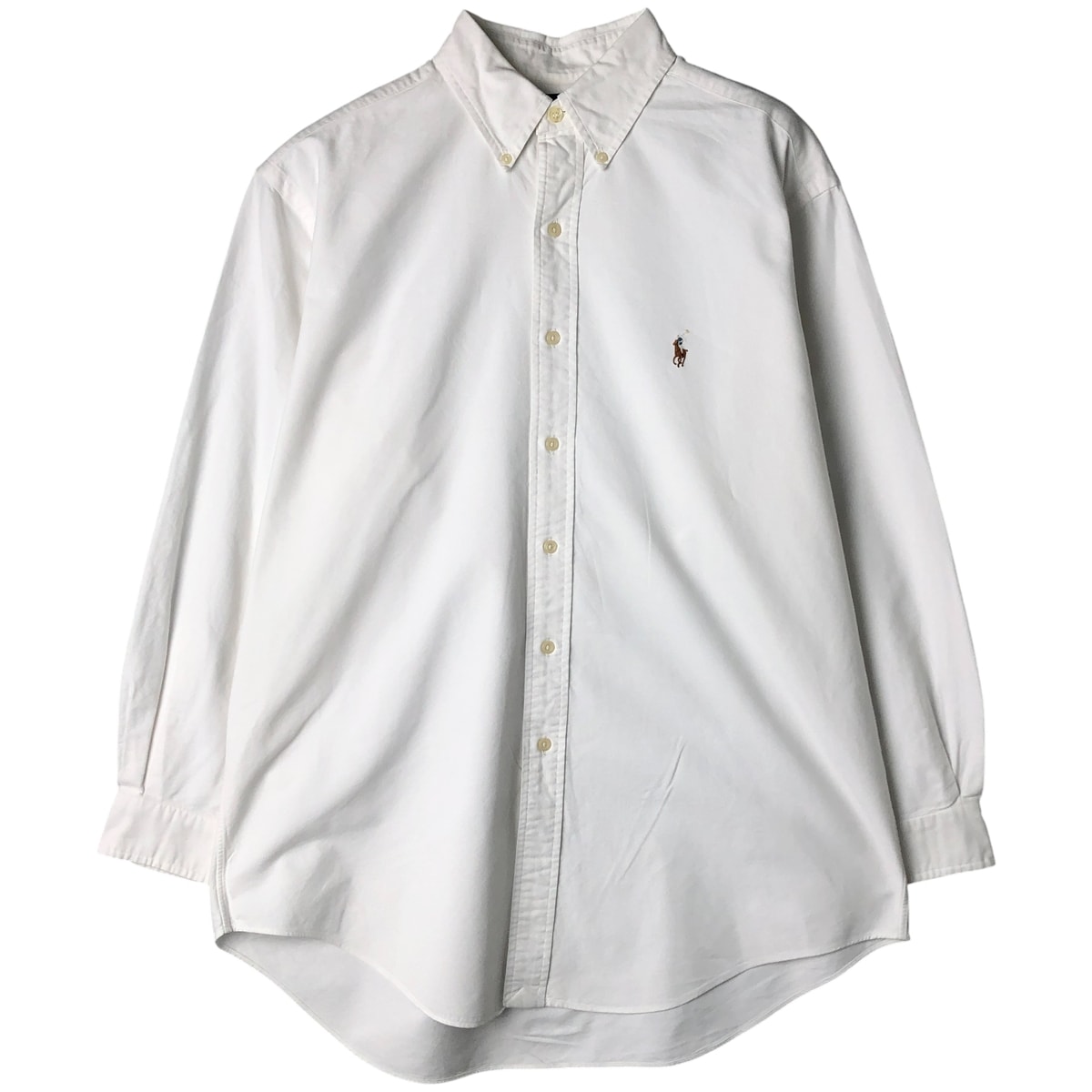 古着 ラルフローレン Ralph Lauren YARMOUTH 長袖 ボタンダウンシャツ メンズL相当/eaa609357