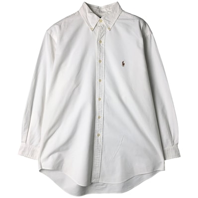古着 ラルフローレン Ralph Lauren YARMOUTH 長袖 ボタンダウンシャツ メンズL相当/eaa609357